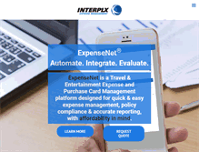 Tablet Screenshot of interplx.com